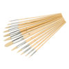 Artists Paint Brush Set Pointed Tipped 12pce