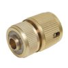 Quick Connector Auto Stop Brass 1/2" Female