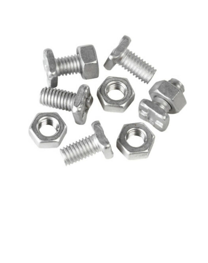 Square Head Bolts and Nuts (Greenhouse Bolts) 20pce (SGS340) Forest