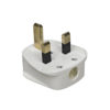 13A, 3 Pin Plug Fused 13A to BS1363,White