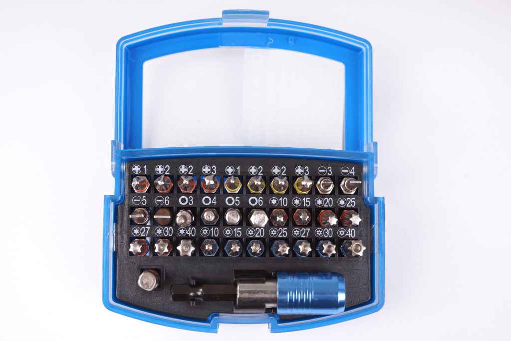 Colour-Coded Bit Set 32pce - Forest of Dean Fasteners