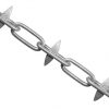 Galvanised Spiked Chain (Alternate Link) - any length. Priced per metre