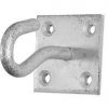 Galvanised Four Hole Square Plate - Hook on Plate