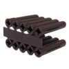 Plastic Wall Plugs - Brown 10 - 14 Gauge screws (Brown) (Pack of 100)