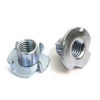 M 5 x 9mm Tee Nuts BZP (4-Pronged) -