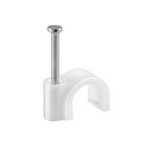 Cable Clips (Round) White