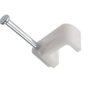 Cable Clips (Flat) White