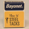 Bayonet Steel Tacks (10mm or 3/8") - 40g
