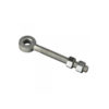 Gate Eye Bolt with Nuts BZP - M16 x 150mm