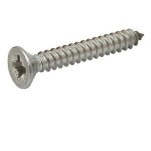 Pozi Countersunk Self Tappers Type A/B Stainless Steel A2 (304) -  3.5 x  8mm (No 6 x 5/16" imperial equivalent)