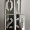 Number Metal Stencils - 110mm (Number is 75mm tall) - Engineering quality.