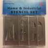 Alphabet Metal Stencil for Paint or Woodwork (Engineering Quality) - 2" (50mm)