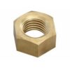 1/4" BSW Brass Full Nuts