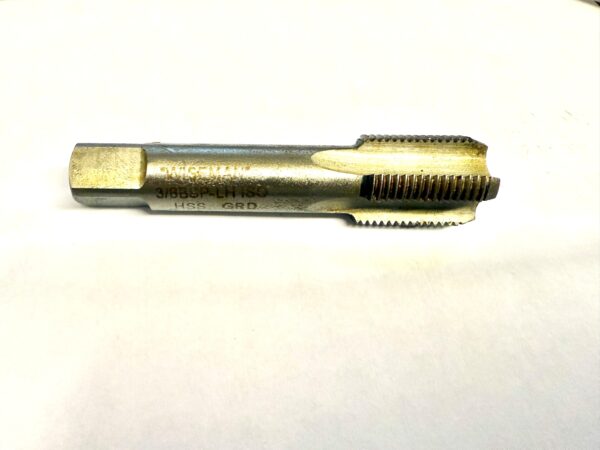 3/8" BSP Left Hand Thread HSS Plug Tap