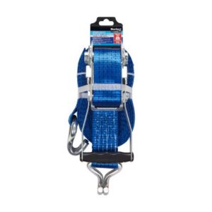 Heavy Duty Ratchet Tie Down Straps J-Hook (Max Load 2500kg Max Breaking Strength 5000kg) 50m x 10mm 1pce